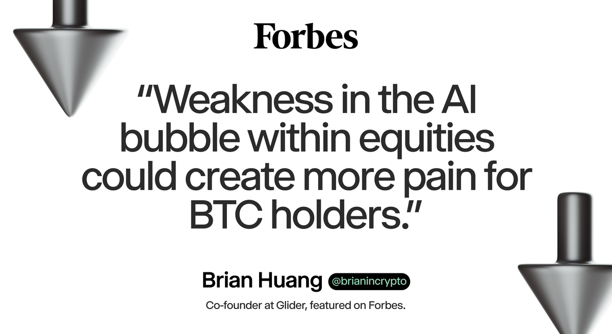 Glider in Forbes: Bitcoin Falls Below $90,000 As Market Undergoes ‘Healthy’ Retracement
