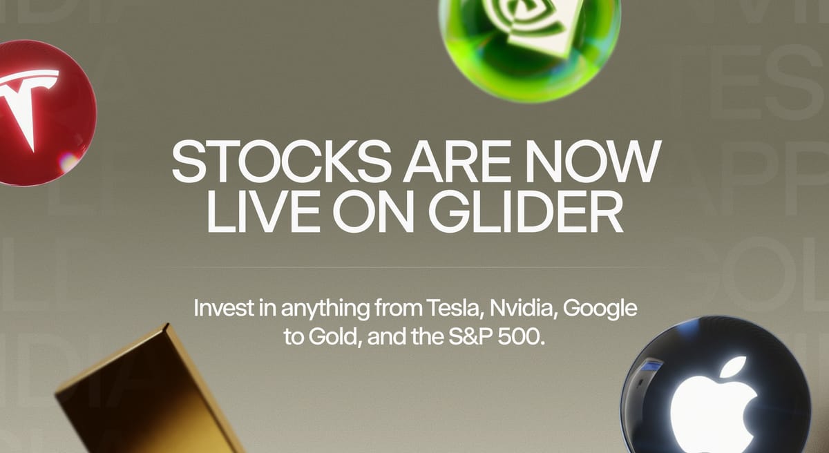 Onchain Stocks Are Now Live on Glider, Powered by Ondo Finance